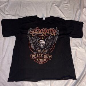 Aerosmith Peace Out Tour Tshirt Size XXL Black